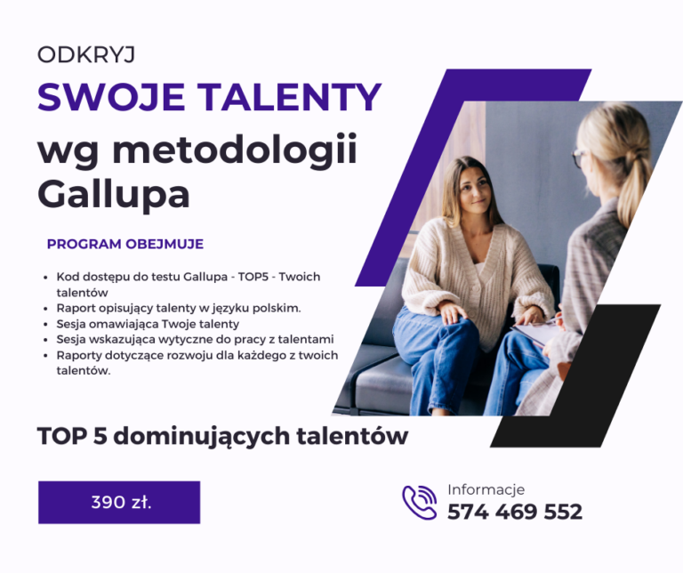 Odkryj talenty wg metodologii Gallupa