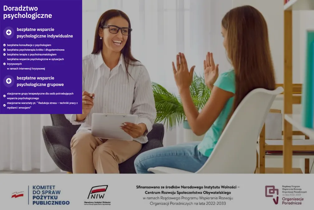 Sesja doradztwa psychologicznego – wsparcie w rozwoju osobistym i emocjonalnym