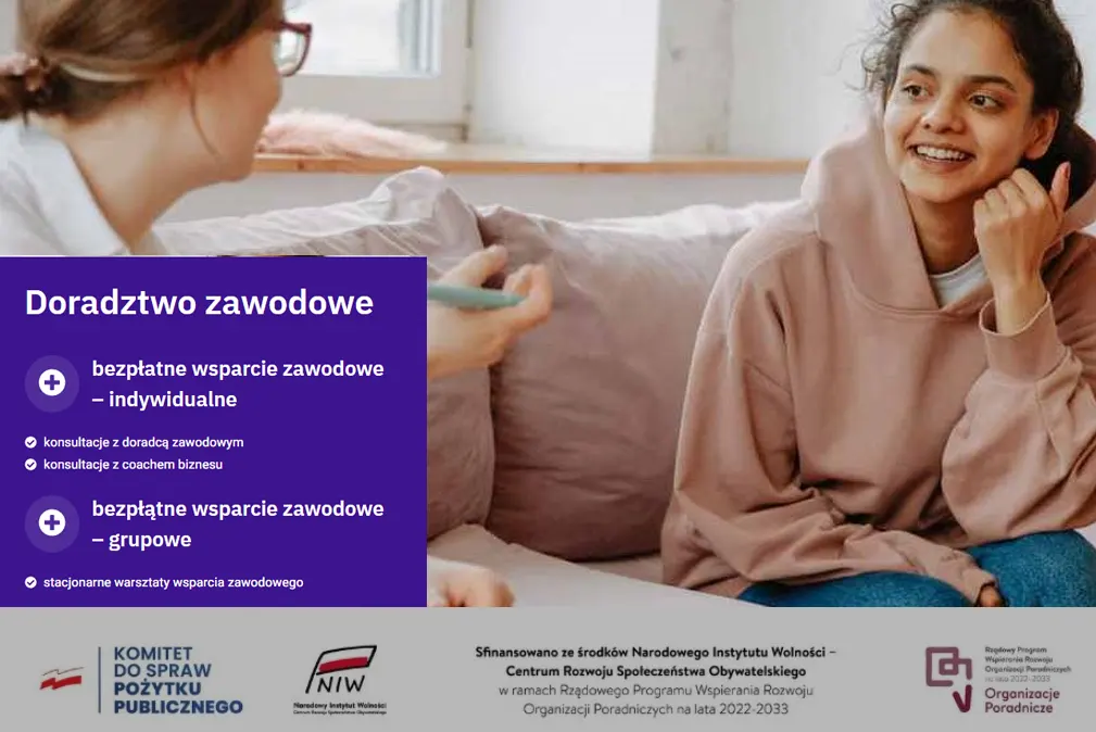 Konsultacja kariery – doradztwo zawodowe dla młodzieży i dorosłych