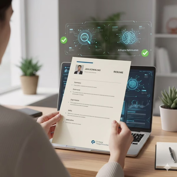 Darmowy wzór CV do pobrania Warszawa – profesjonalne CV zoptymalizowane pod ATS i AI