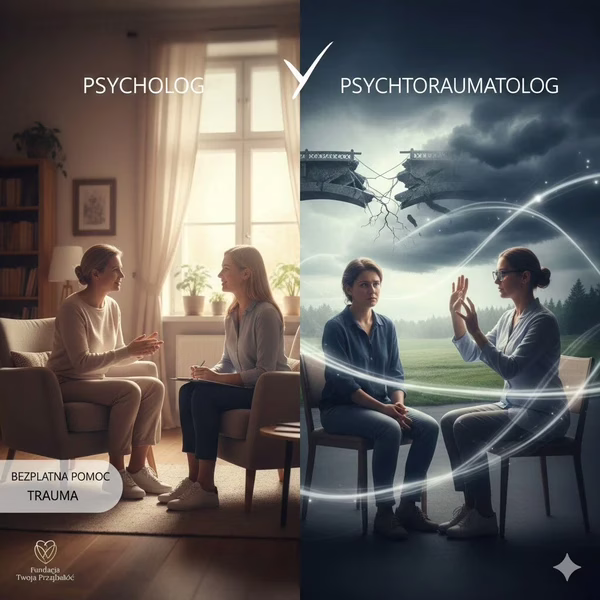 Psychotraumatolog i psycholog – rozróżnienie w specjalizacji. Różnice w leczeniu traumy i PTSD. Bezpłatna pomoc trauma.